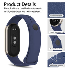 Carica l'immagine nel visualizzatore di Gallery, YLK 2 Pezzi Cinturini per Xiaomi Mi Band 9/8/10, Cinturino Silicone di Morbido Traspirante Solo per Xiaomi Mi Band 8/9/1
