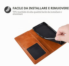 Carica l'immagine nel visualizzatore di Gallery, Portafoglio Custodia Cover per Oppo A58 4G, Cover Biglietti Visita Pelle Retro con Chiusura Magnetica Premium Pu Flip. N