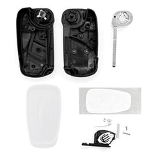 Carica l'immagine nel visualizzatore di Gallery, JZK portachiavi di ricambio a 3 pulsanti per Ford Ka, telecomando per auto, cover per chiave auto per Ford KA MK2 2008-2
