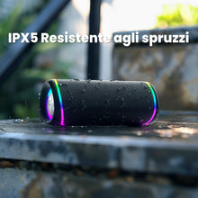 Carica l'immagine nel visualizzatore di Gallery, RIENOK Cassa Bluetooth Potente Portatile 30W Impermeabile Supporta TF e AUX