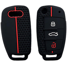 Carica l'immagine nel visualizzatore di Gallery, Copri telecomando chiave auto,Custodia coprichiave compatibile con audi per A1 A3 S3 A4 S4 RS4 A6 S6 RS6 Q3 Q5 Q7 TT R8 