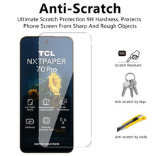 Carica l'immagine nel visualizzatore di Gallery, KUSINHOKA Cover per TCL Nxtpaper 70 PRO 5G + [2 Pezzi] Pellicola Vetro Temperato, Morbido Silicone [Antiurto] Custodia, 