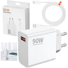 Carica l'immagine nel visualizzatore di Gallery, Caricatore Rapido 90W con Cavo USB C 6A 2M per Xiaomi