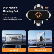 Carica l'immagine nel visualizzatore di Gallery, GRILLIN Supporto Per Cellulare Da Auto, 360° Di Rotazione Supporto Auto Smartphone(2pack),Portacellulare Magnetico Unive