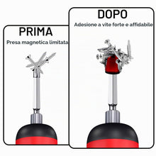 Carica l'immagine nel visualizzatore di Gallery, 3 pezzi di anello magnetico con testa per cacciavite, set di anelli per viti, strumento domestico rimovibile per trapani