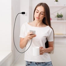 Carica l'immagine nel visualizzatore di Gallery, Caricatore USB adattatore rapido con cavo di ricarica USB tipo C 1,5 m per Samsung Galaxy S21 S21FE S21+ S20FE S20 S20 U