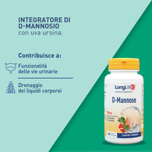 Carica l'immagine nel visualizzatore di Gallery, LongLife® D-Mannose | D-mannosio e Uva Ursina | Comfort Urinario