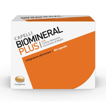 Carica l'immagine nel visualizzatore di Gallery, Biomineral Plus Capelli, 60 Compresse, Integratore per Capelli con Cistina, Metionina, Biotina ed estratto di Miglio