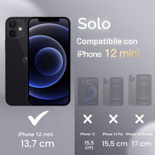 Carica l'immagine nel visualizzatore di Gallery, JETech Cover in Silicone per iPhone 12 mini, Nero