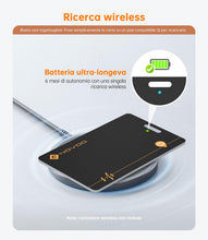 Carica l'immagine nel visualizzatore di Gallery, NOVOO Tracker Card 1,9mm, Ricarica Wireless, Apple Dov'è, IP68