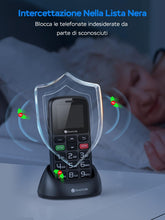 Carica l'immagine nel visualizzatore di Gallery, SweetLink Telefono Cellulare per Anziani con Tasti Grandi, GSM Senior Telefoni per Persone Anziane, Base di Ricarica, Fu
