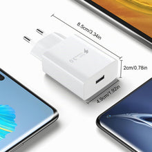 Carica l'immagine nel visualizzatore di Gallery, Caricabatterie rapido USB-C 18W per Samsung Galaxy A15 A14 A13 A12 A04S A05S A35 A25 S21 S20 S10 S9, Compatibile con Xia