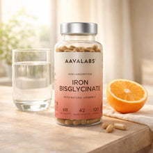 Carica l'immagine nel visualizzatore di Gallery, Integratore Ferro e Vitamina C Naturale - Ferro Bisglicinato 42mg Integratori Stanchezza Fisica e Mentale, Globuli Rossi