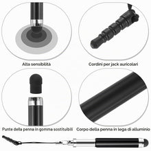Carica l'immagine nel visualizzatore di Gallery, 5 Pezzi Pennino per Smartphone, Penne Touch Screen, Mini Universale Penna di Tocco, Penna Touchscreen per Tablet, Compat