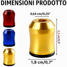 Carica l'immagine nel visualizzatore di Gallery, 3 pezzi di anello magnetico con testa per cacciavite, set di anelli per viti, strumento domestico rimovibile per trapani