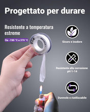 Carica l'immagine nel visualizzatore di Gallery, VCELINK Nastro Tenuta PTFE 2 Rotoli, 12mm x 13m, Bianco