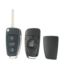 Carica l'immagine nel visualizzatore di Gallery, SUPALAND Guscio Chiave di Ricambio a 3 Tasti Per Telecomando Auto Con Lama Compatibile Con Audi A1 A2 A3 A4 A6 Q1 Q3 Q5 