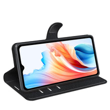 Carica l'immagine nel visualizzatore di Gallery, Cover per OPPO A38 / OPPO A18 4G, Custodia Portafoglio Cover a Libro in Pelle Flip Case con Silicone Bumper, Fibbia Magn