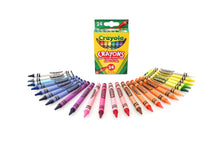 Carica l'immagine nel visualizzatore di Gallery, CRAYOLA - Pastelli A Cera, Crayon, Confezione Da 24 Pezzi, Per Scuola E Tempo Libero, 24 Colori Assortiti, 0024, Realizz