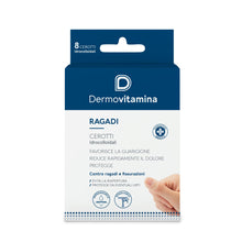 Carica l'immagine nel visualizzatore di Gallery, Dermovitamina - Ragadi Cerotti - Confezione da 8 Patch - Per Fissurazioni
