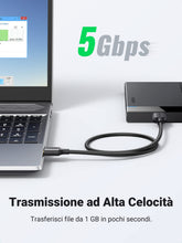 Carica l'immagine nel visualizzatore di Gallery, UGREEN Cavo Micro B a USB 3.0 A 5Gbps per Disco Rigido Esterno (0.5M)