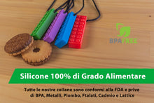 Carica l'immagine nel visualizzatore di Gallery, Tilcare Chew Chew Collana per Masticare il Pastello Sensoriale - Migliori Strumenti per l'Autismo - Durevoli e forti Gio