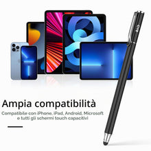 Carica l'immagine nel visualizzatore di Gallery, B&amp;D Penna per Tablet Capacitivo 2-in-1 Pennino per Touch Screencon con 20 Punte di Ricambio in Gomma per iPad/iPhone/Sam