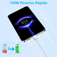 Carica l'immagine nel visualizzatore di Gallery, 120W Cavo USB Type-C per Xiaomi 17 15 14T 13T Pro 12 11T Pad 7, 2M