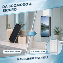 Carica l'immagine nel visualizzatore di Gallery, 8 Ventose Per Cellulare, 2 Nero, 2 Bianco, 2 Rosa Fucsia, 2 Rosa Chiaro, Silicone, Standard, Per Selfie &amp; Video