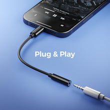 Carica l'immagine nel visualizzatore di Gallery, deleyCON USB-C a 3,5mm Audio Adattatore - DAC-Chip &amp; TRRS - USB Tipo-C Connettore a Presa Jack - Compatibile con Smartph
