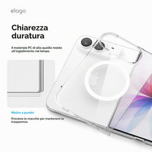 Carica l'immagine nel visualizzatore di Gallery, elago Cover Magnetica Trasparente per iPhone Duo