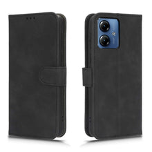 Carica l'immagine nel visualizzatore di Gallery, GOKEN Cover per Motorola Moto G14, Custodia Folio in Pelle Flip Wallet Libro Case con Portafoglio, Premium PU/TPU Magnet