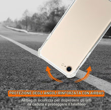 Carica l'immagine nel visualizzatore di Gallery, Cover Trasparente per iPhone 7 / iPhone 8 / iPhone SE 2020 / iPhone SE 2022, Custodia Resistente in TPU, Anti Urto con A