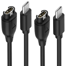 Carica l'immagine nel visualizzatore di Gallery, Sinoacc USB C Cavo Compatibile con Garmin Orologio Caricatore Cavo-2 Pack