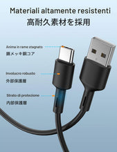 Carica l'immagine nel visualizzatore di Gallery, Cavo USB C 1 m 8 Pezzi TPE Cavo di Ricarica e Dati USB tipo C Compatibile con Samsung Galaxy S10 S9 S8 Plus, Huawei P30 