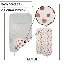 Carica l'immagine nel visualizzatore di Gallery, Hamur Home Fasciatoio Portatile Pieghevole Impermeabile 40 X 70 Cm Fasciatoio Riutilizzabile Lavabile In Lavatrice - Neo