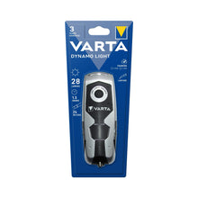 Carica l'immagine nel visualizzatore di Gallery, Varta 17680101401 Torcia LED a mano DYNAMO portatile LED con carica a dinamo, 28 Lumen, 100% Resistente agli urti e idro