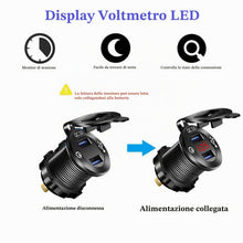 Carica l'immagine nel visualizzatore di Gallery, iMESTOU Caricabatteria da Auto in Alluminio a Ricarica Rapida 3.0 Dual USB per Caricabatterie per Telefono Presa di Corr