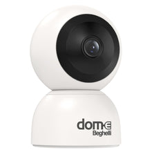 Carica l'immagine nel visualizzatore di Gallery, Beghelli Videocamera di Sorveglianza Dom-e Motion Plus Orientabile da App Full HD - Controllo Smartphone, Wi-Fi, Led Inf