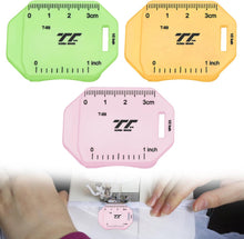 Carica l'immagine nel visualizzatore di Gallery, 3 pezzi Guida per cucitura magnetica per macchina da cucire Guida orlatrice poligonale multifunzione aggiornata con scala Magnete potente Forniture per accessori da cucito universali