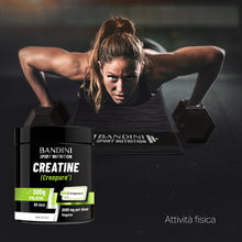 Carica l'immagine nel visualizzatore di Gallery, Bandini® Creatina CREAPURE® Monoidrata in Polvere Pura - Include Dosatore