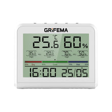 Carica l'immagine nel visualizzatore di Gallery, GRIFEMA GA2901, Termometro Igrometro Digitale, Igrometro Umidità Casa con Retroilluminazione, Registrazione Max/Min, Oro