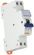Carica l'immagine nel visualizzatore di Gallery, Gewiss GW90028 Interruttore Magnetotermico 1P+N 20A 4,5KA, Automatico, Multicolore