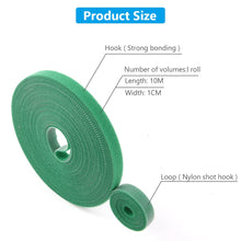 Carica l'immagine nel visualizzatore di Gallery, URAQT Nastro per Fascette per Piante, 1cm x 10m Fascette per Piante Autoadesive, Fascette per Cavi per Viti, Pomodori, F