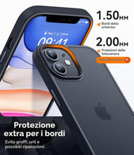 Carica l'immagine nel visualizzatore di Gallery, CANSHN Cover Opaca per iPhone 11, [Bordi Quadrati] Custodia Traslucida Opaca Protettiva Sottile Antiurto per iPhone 11 6