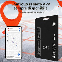 Carica l'immagine nel visualizzatore di Gallery, Air Tag Card per iOS e Android, carta tracciante ricaricabile sottile per portafoglio per Apple Find My e Google Find My