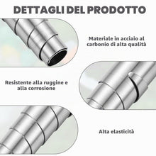 Carica l'immagine nel visualizzatore di Gallery, Set di 4 Molle di Ricambio per Forbici da Giardino, Molla di Ricambio in Acciaio Inox, Molle per Potatori 6 cm, Universa