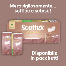 Carica l'immagine nel visualizzatore di Gallery, Scottex Ultra Soft Fazzoletti di Carta, Extra Morbido, 10 Pacchetti
