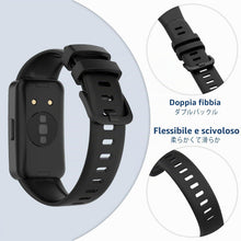 Carica l'immagine nel visualizzatore di Gallery, Simpeak 3 Pezzi Cinturini Compatibile con Huawei Band 8/Huawei Band 9, Cinturino Sportivo Gel di Silice Elastico Regolab