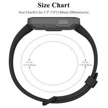 Carica l'immagine nel visualizzatore di Gallery, Tobfit Cinturino in Silicone di Ricambio per Xiaomi Mi Watch Lite/Redmi Watch per Uomo e Donna (Nero)